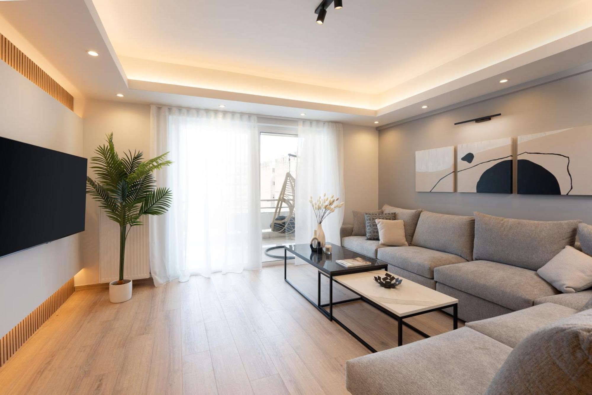 Luxury 4 Bedrooms Apartment Near Flisvos Marina ピレウス エクステリア 写真